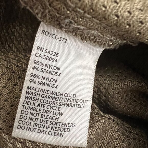 Royal Robbins Capri Hiking Pants 20 Standard Fit Cocoa Taupe Tab Adjustable Hem - Picture 8 of 8